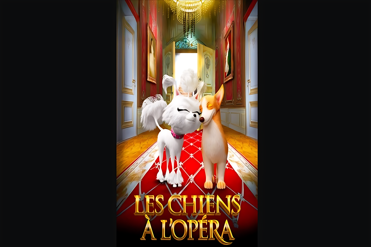 Affiche du film d'animation Les Chiens à l'Opéra