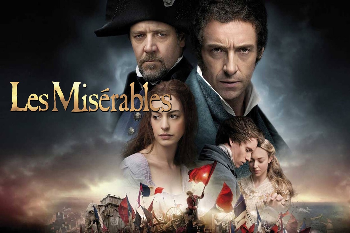 Affiche du film musical Les Misérables