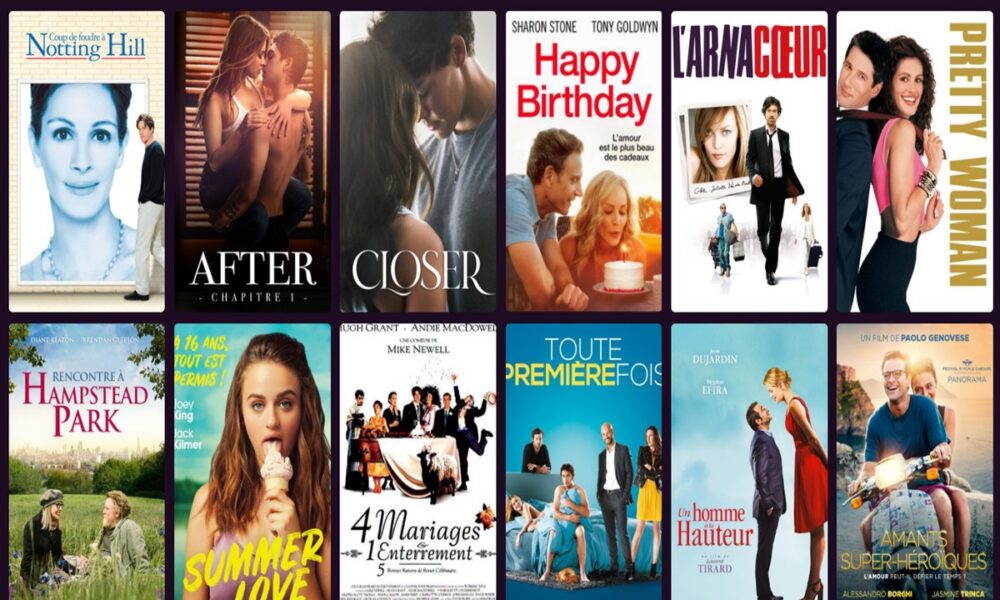 Une sélection de films romantiques