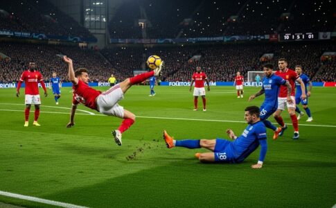 Match de football en Premier League