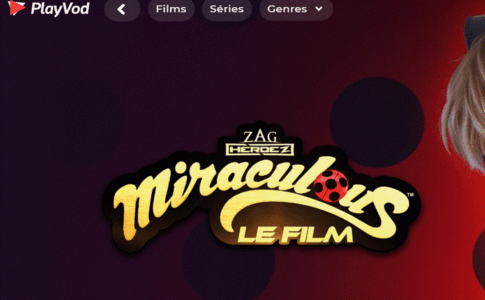 Miraculous, Le Film sur PlayVOD