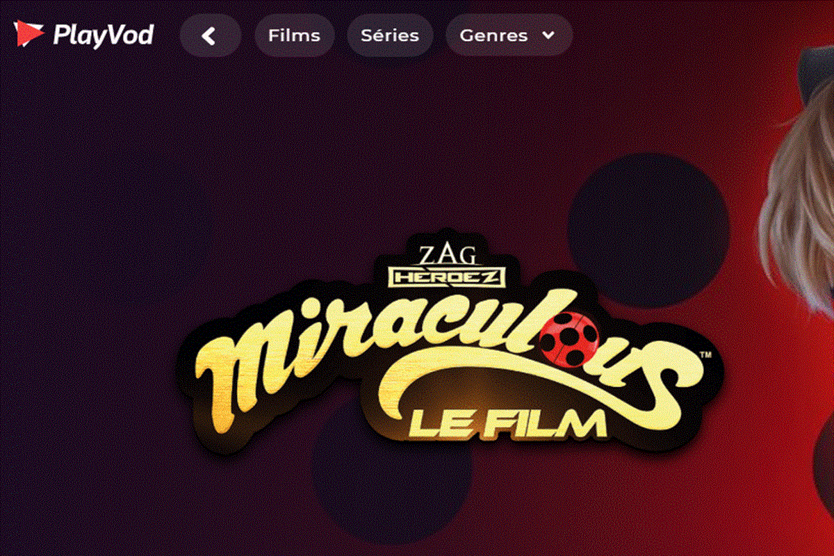 Miraculous, Le Film sur PlayVOD