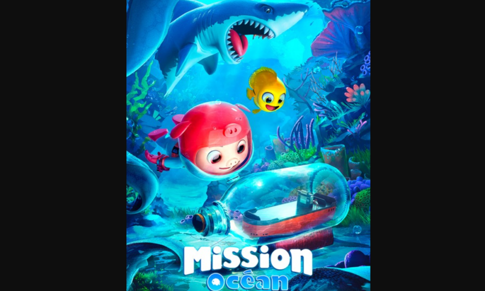 Affiche du film d’animation Mission Océan