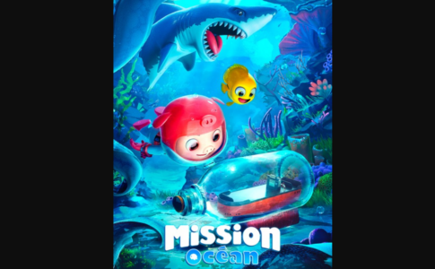 Affiche du film d’animation Mission Océan