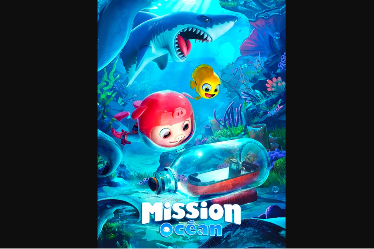 Affiche du film d’animation Mission Océan