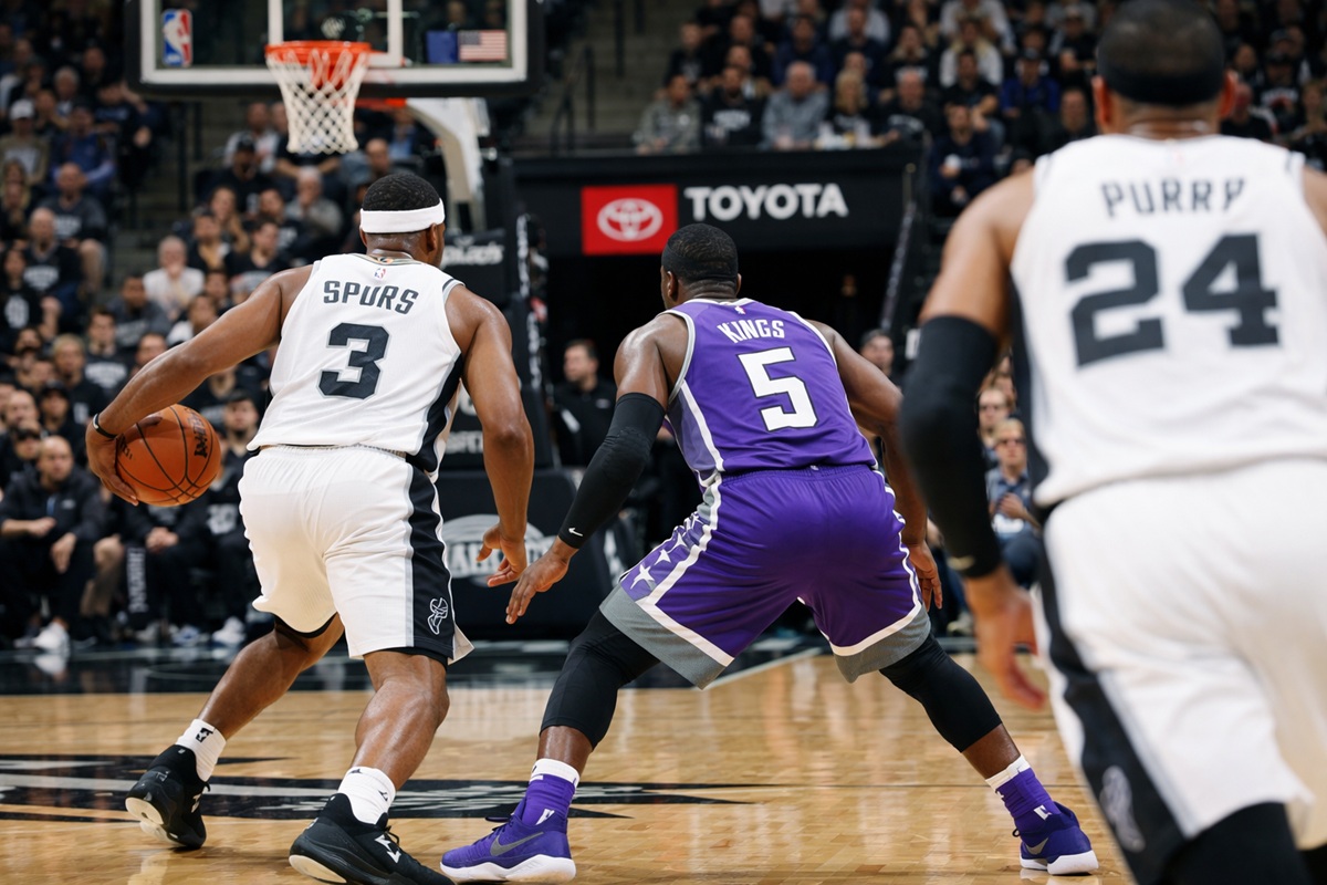 Match NBA entre les Spurs et les Kings