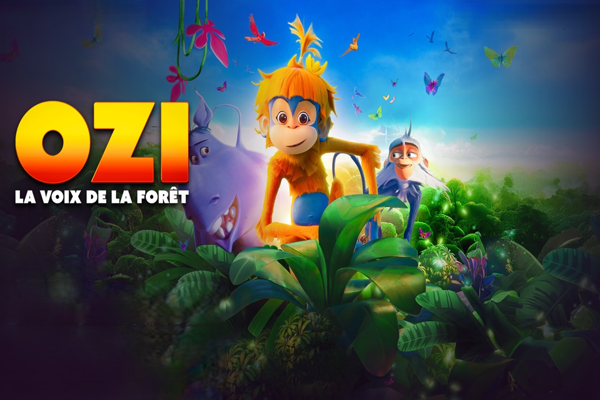 Affiche du film d'aventure Ozi la voix de la forêt 