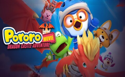 Affiche du film d'animation Pororo et le Dragon Géant