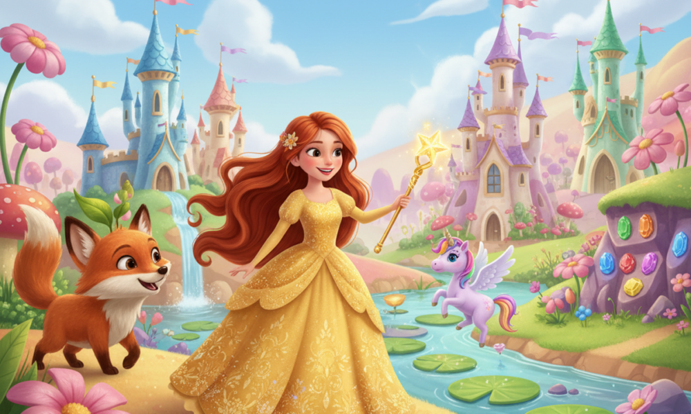 Gameplay d’un jeu pour enfants similaire à Disney Princesse