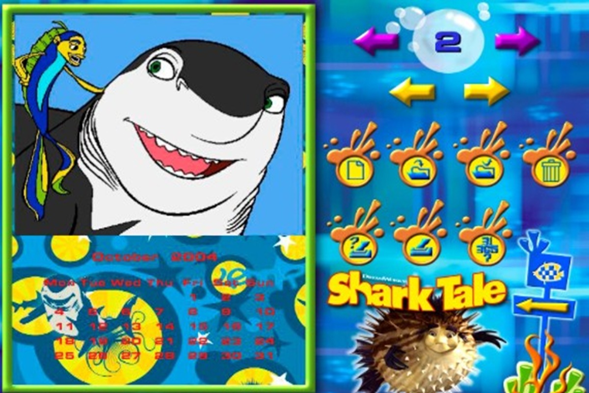 Gameplay du jeu PC Shark Tale Paint Create