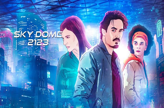 Affiche du film d'animation Sky Dome 2123