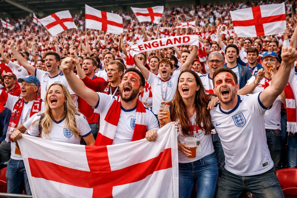 Supporteurs de l’Angleterre