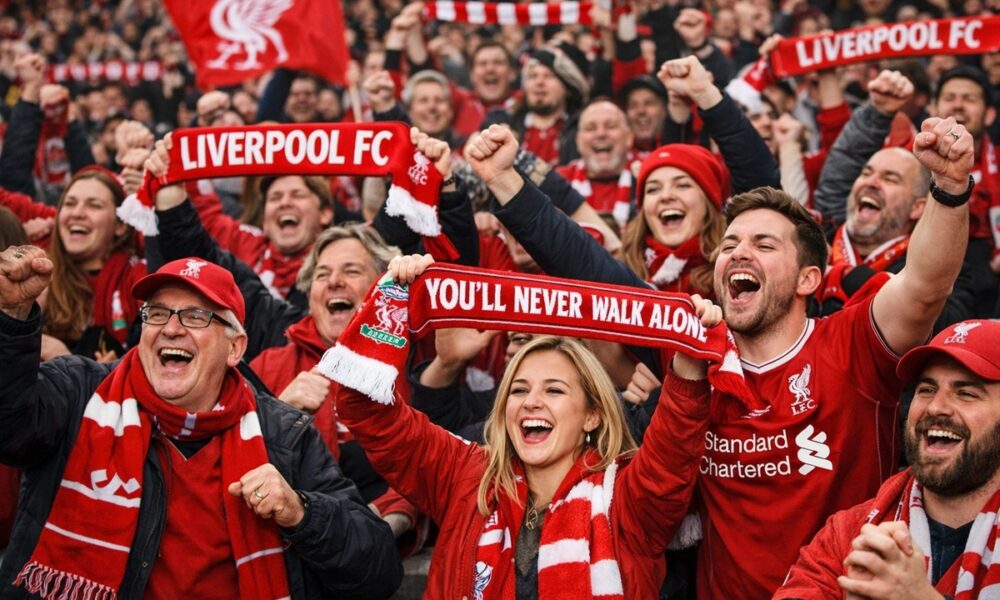 Les supporteurs de Liverpool