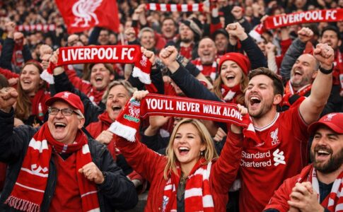 Les supporteurs de Liverpool