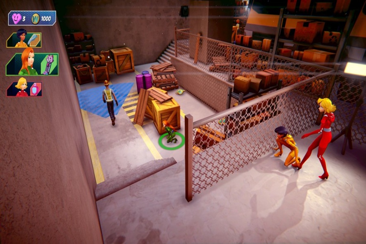 Gameplay du jeu d’aventure Totally Spies ! Cyber Mission