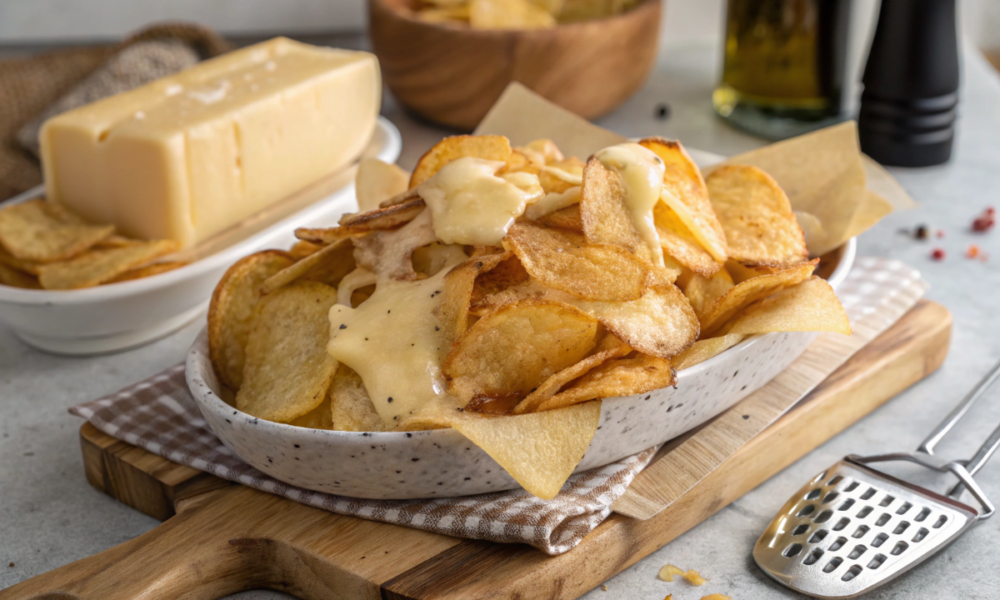 Des chips géantes à la raclette