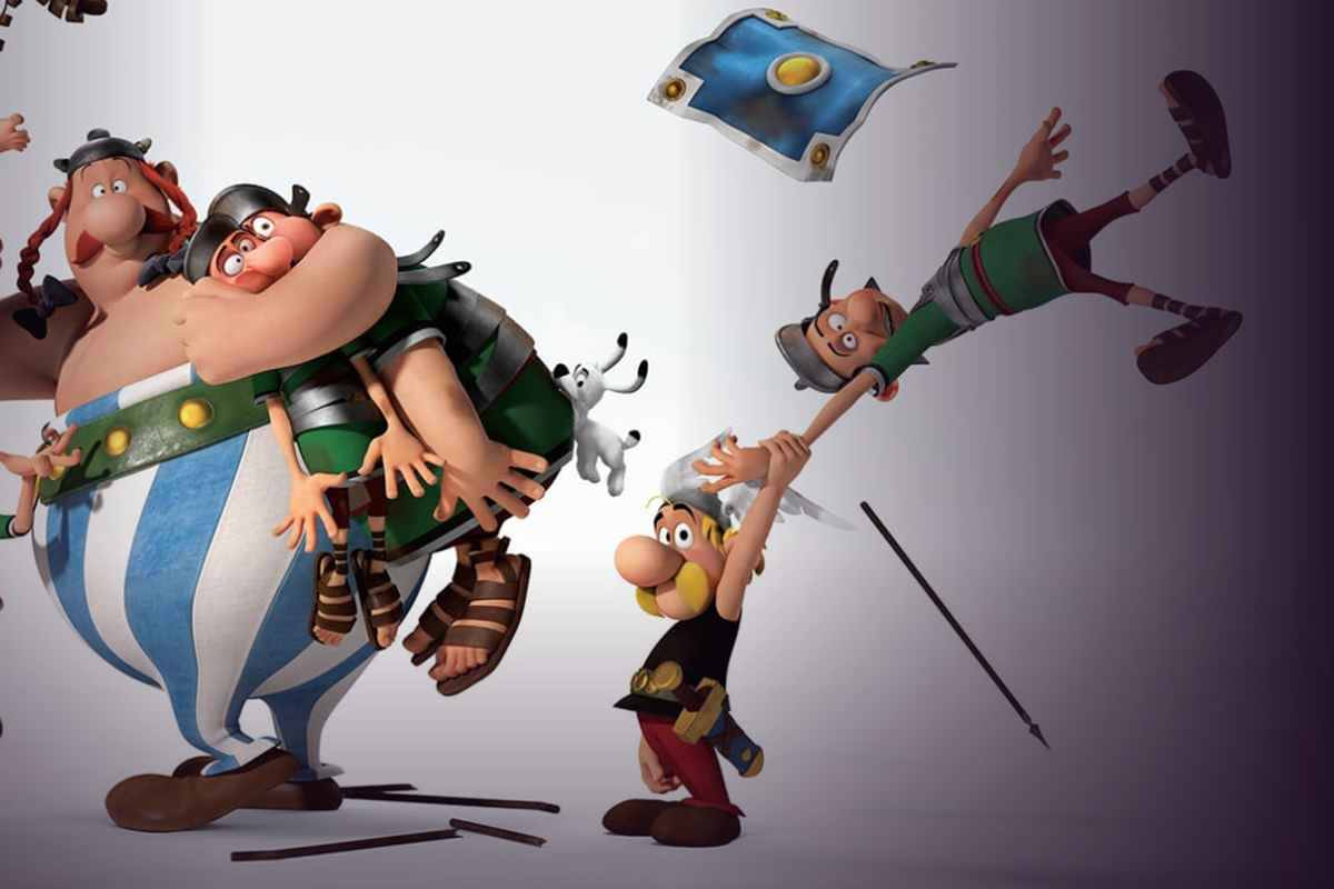 Affiche du film Astérix : Le Domaine des Dieux