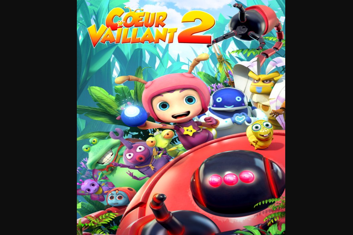 Affiche du film d’animation de Cœur Vaillant 2