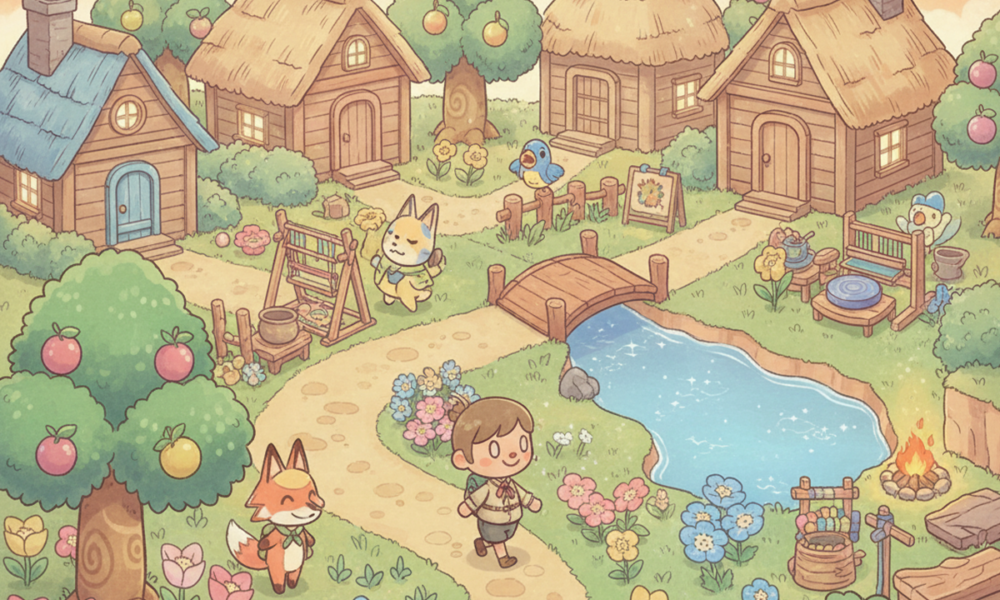 Gameplay d’un jeu similaire à Cozy Grove