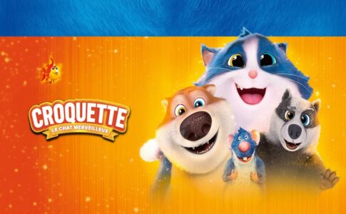 Affiche du film d’animation Croquette le chat merveilleux