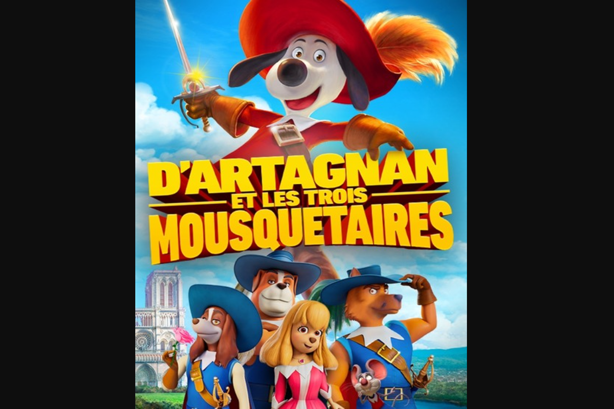 Affiche du dessin animé D'Artagnan et les Trois Mousquetaires
