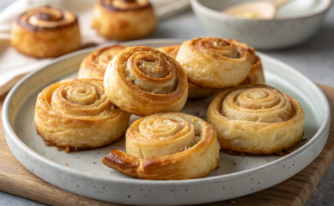 des feuilletés escargots