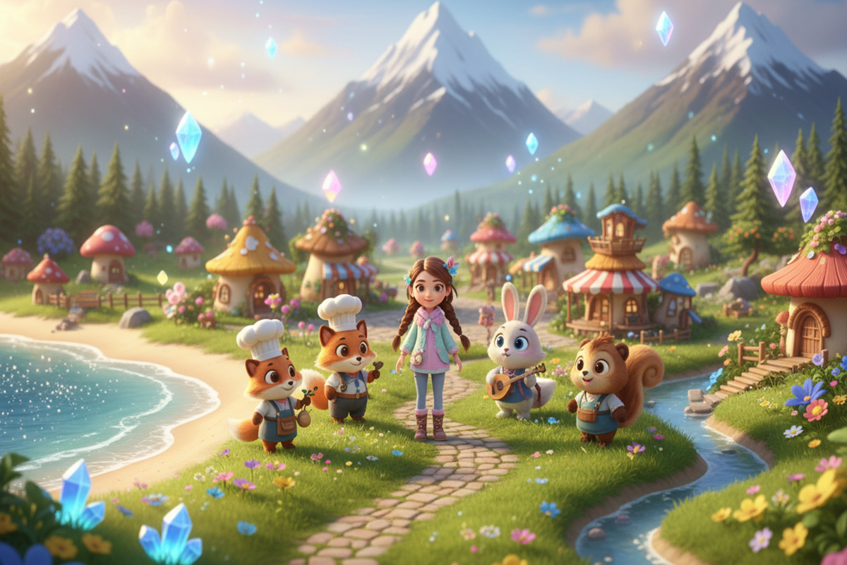 Gameplay d’un jeu de simulation comme Disney Dreamlight Valley