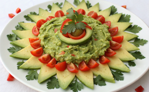 du guacamole ensoleillé
