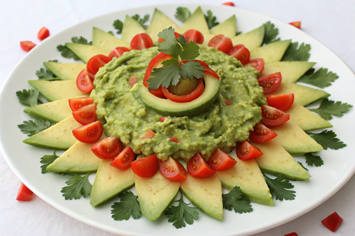 du guacamole ensoleillé