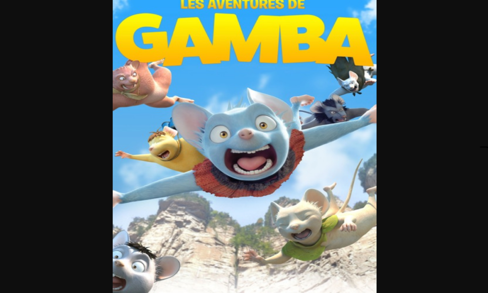Affiche du film d’animation Les Aventures de Gamba