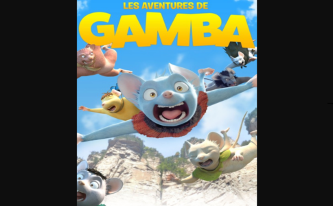 Affiche du film d’animation Les Aventures de Gamba