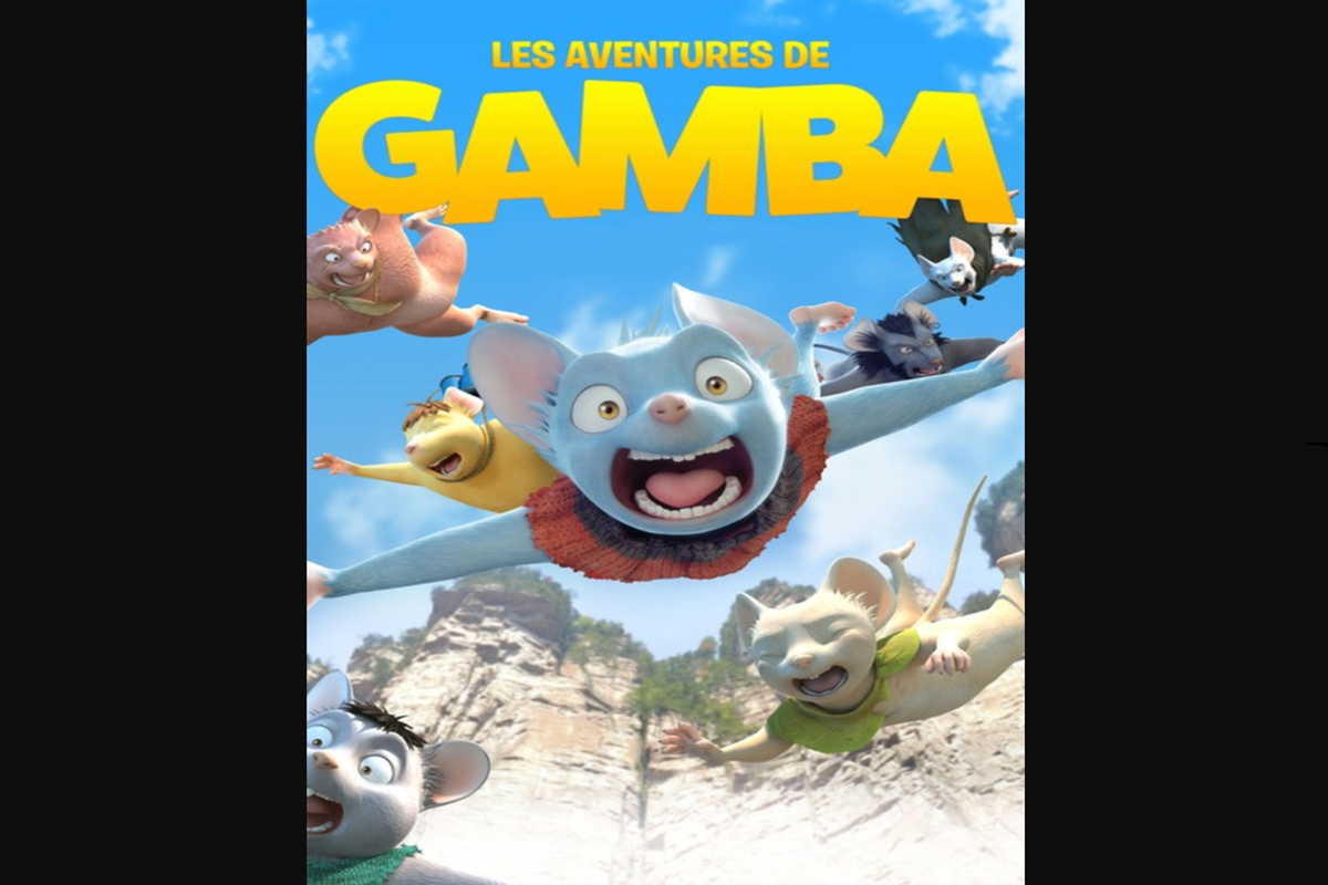 Affiche du film d’animation Les Aventures de Gamba 