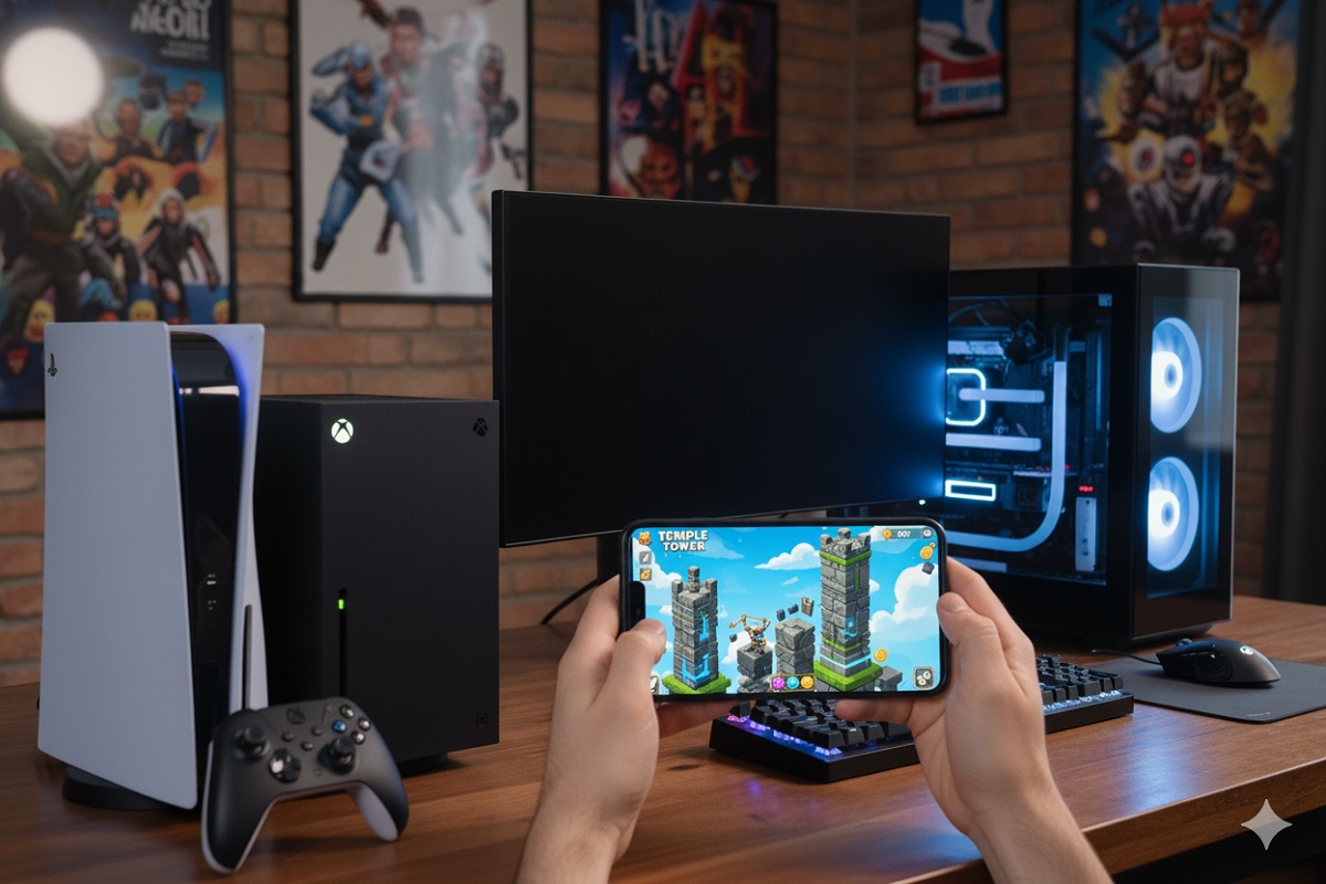 gameplay de Temple Tower, un jeu du Top 5