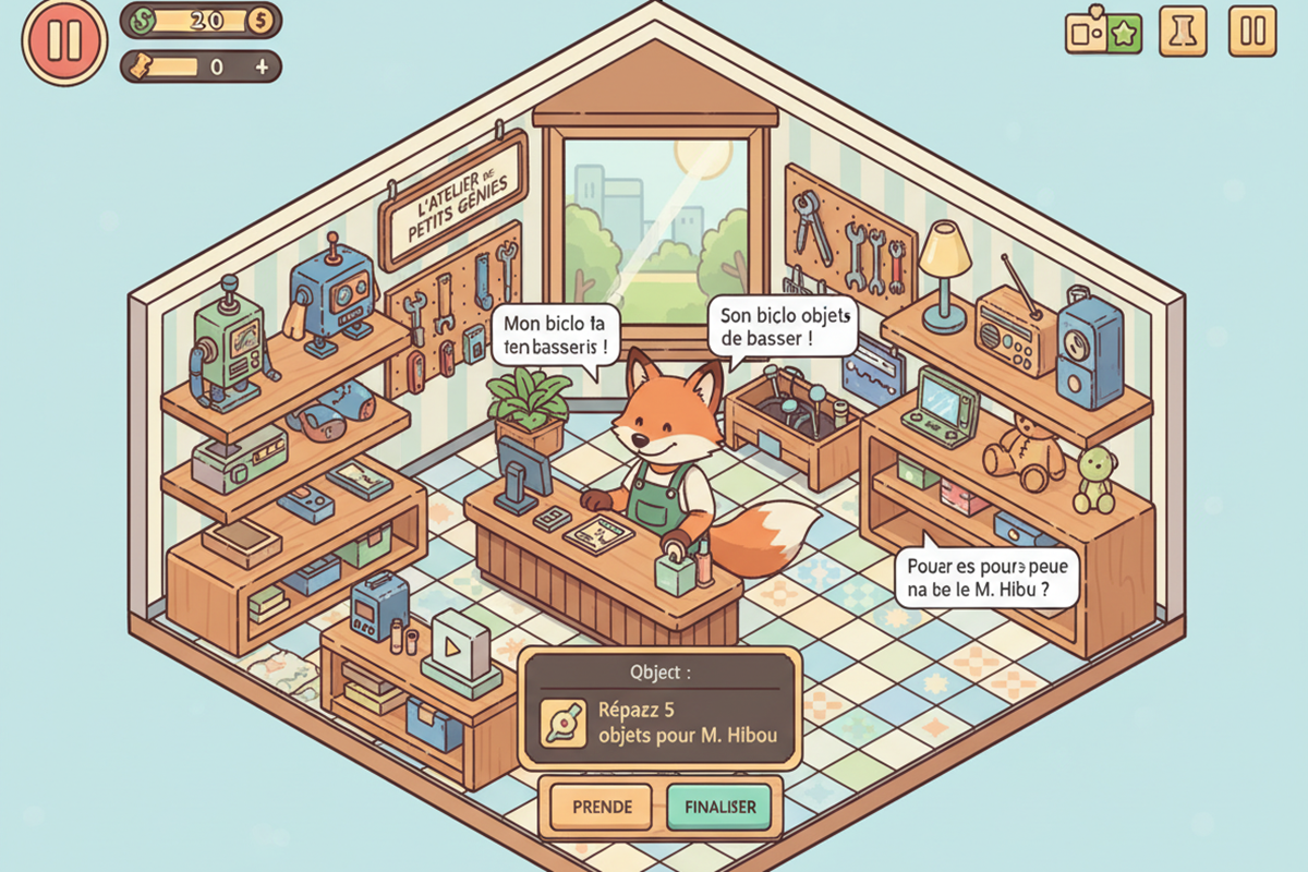 Gameplay d’un jeu de gestion comme Piece by Piece