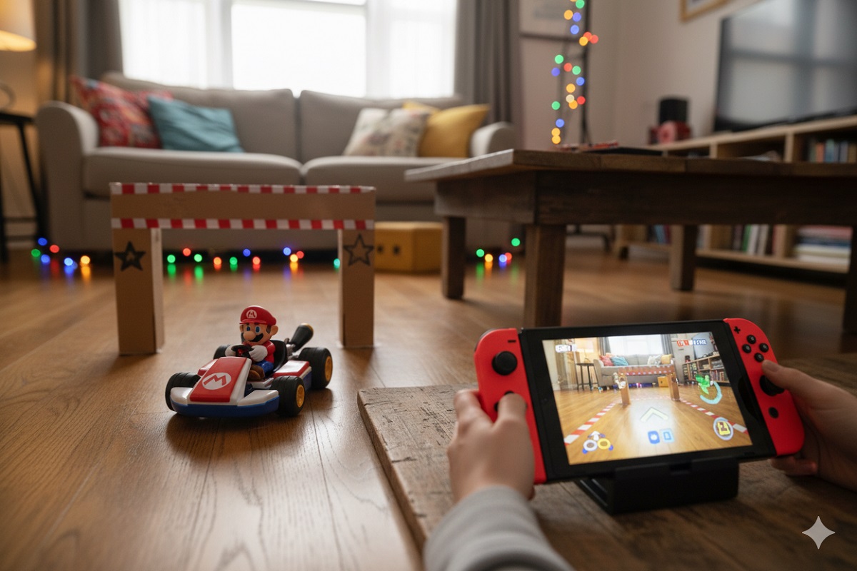 kart télécommandé d’un jeu de société inspiré de la culture gaming