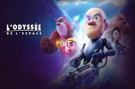 Affiche du film d'animation L'Odyssée de l'Espace  
