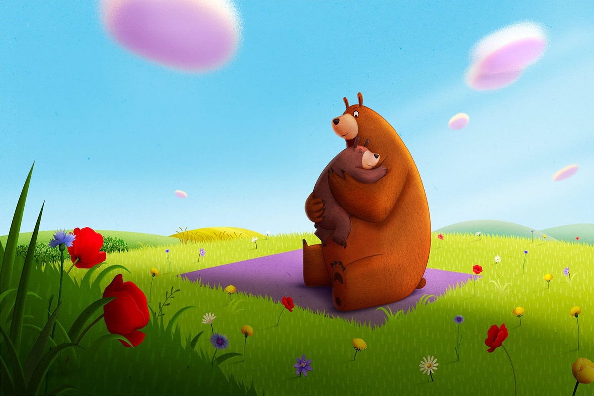 Les personnages du dessin animé La course au miel