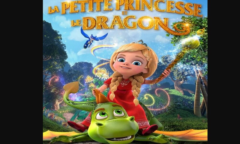 Affiche du film d'animation La Petite Princesse et le Dragon