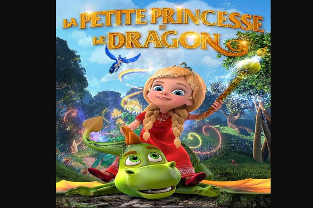 Affiche du film d'animation La Petite Princesse et le Dragon