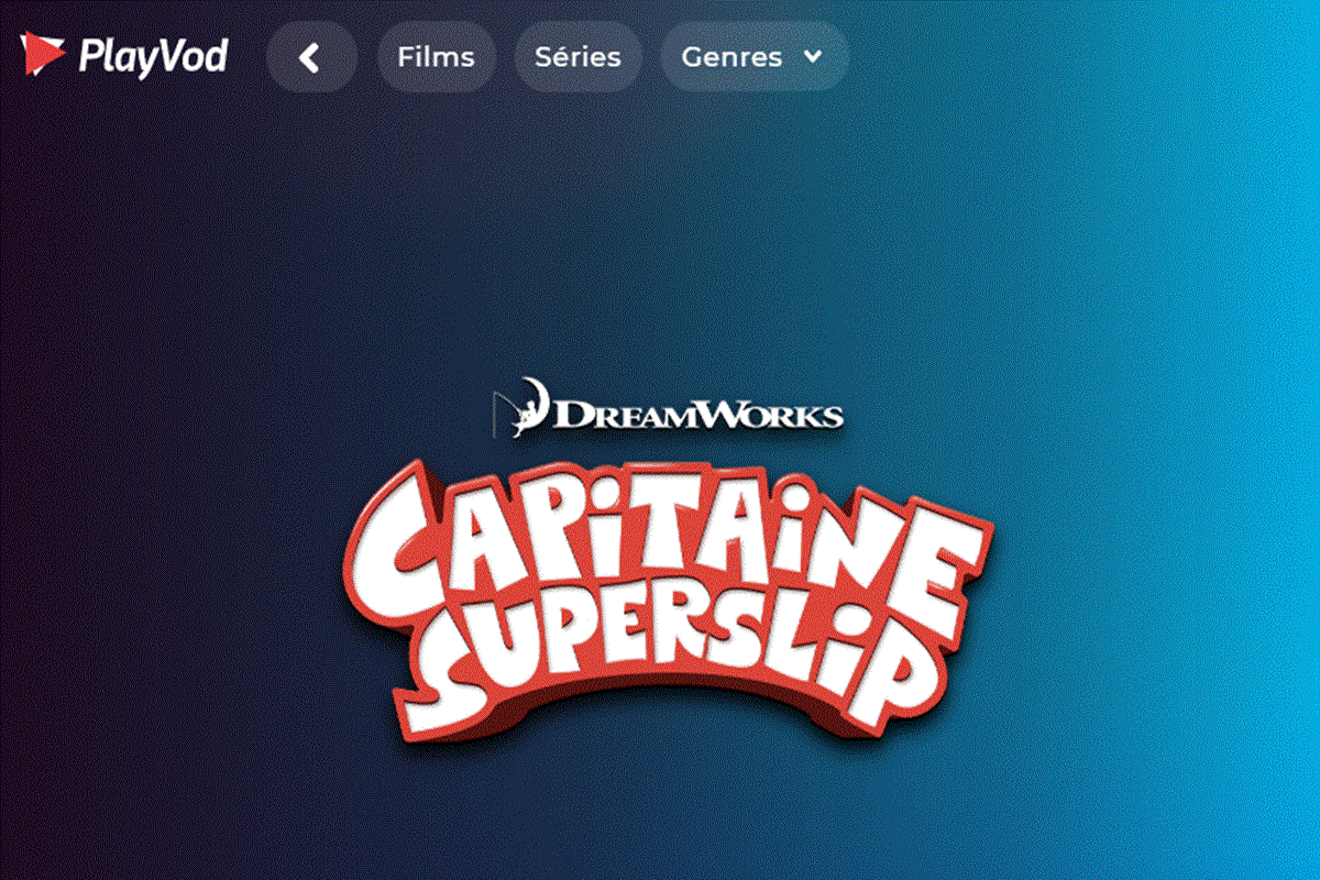 Le film Capitaine Superslip sur PlayVOD