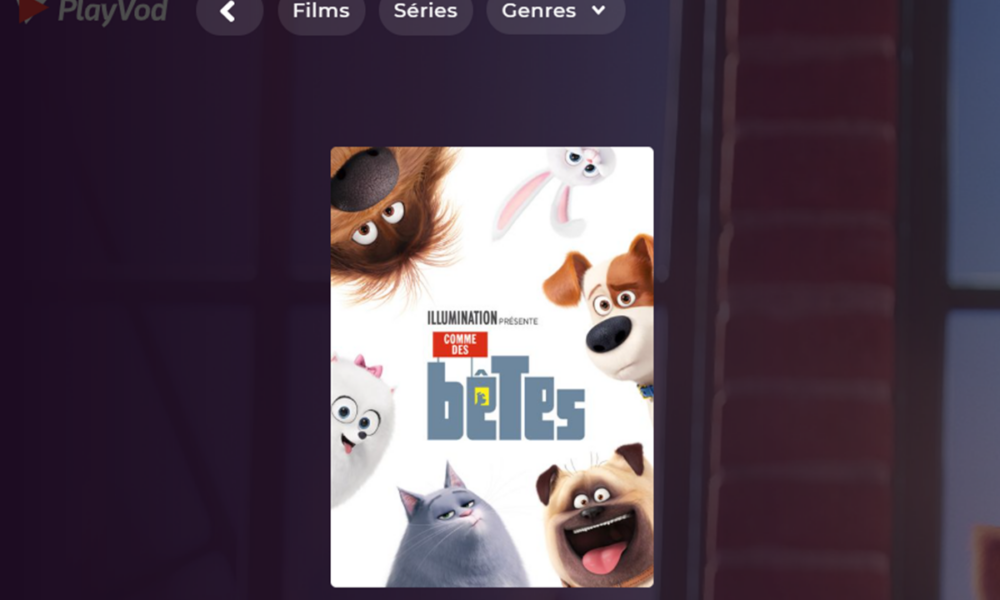 Le film Comme des Bêtes sur PlayVOD