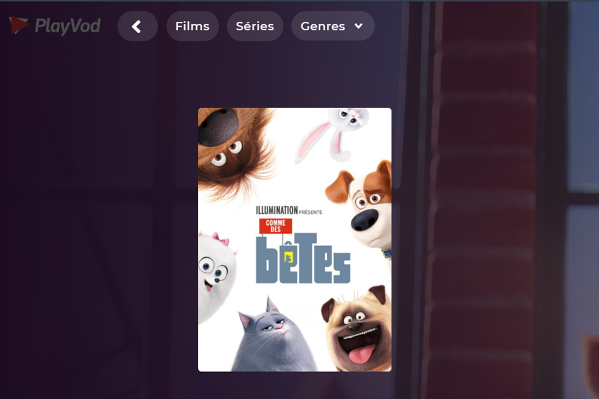 Le film Comme des Bêtes sur PlayVOD
