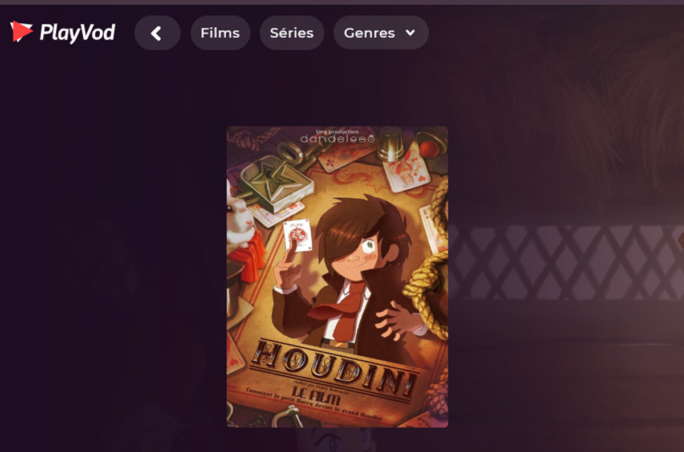 Le film Houdini sur PlayVOD