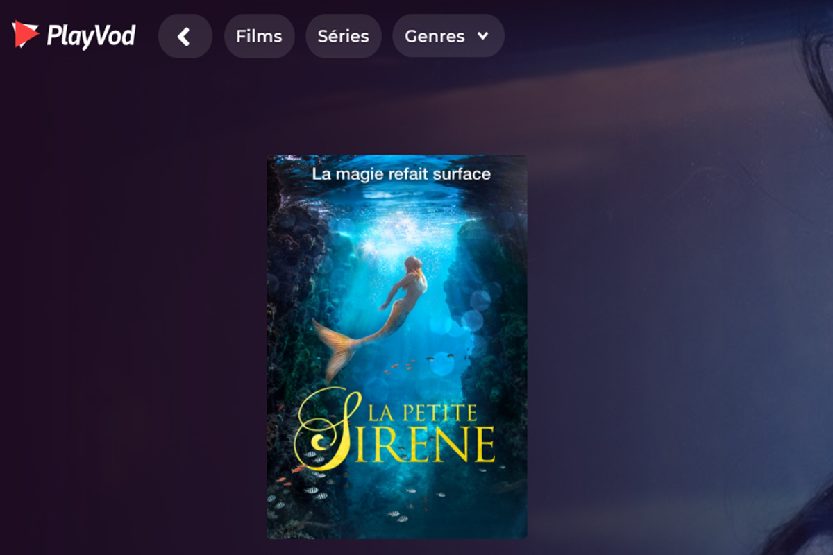 Le film La Petite Sirène sur PlayVOD