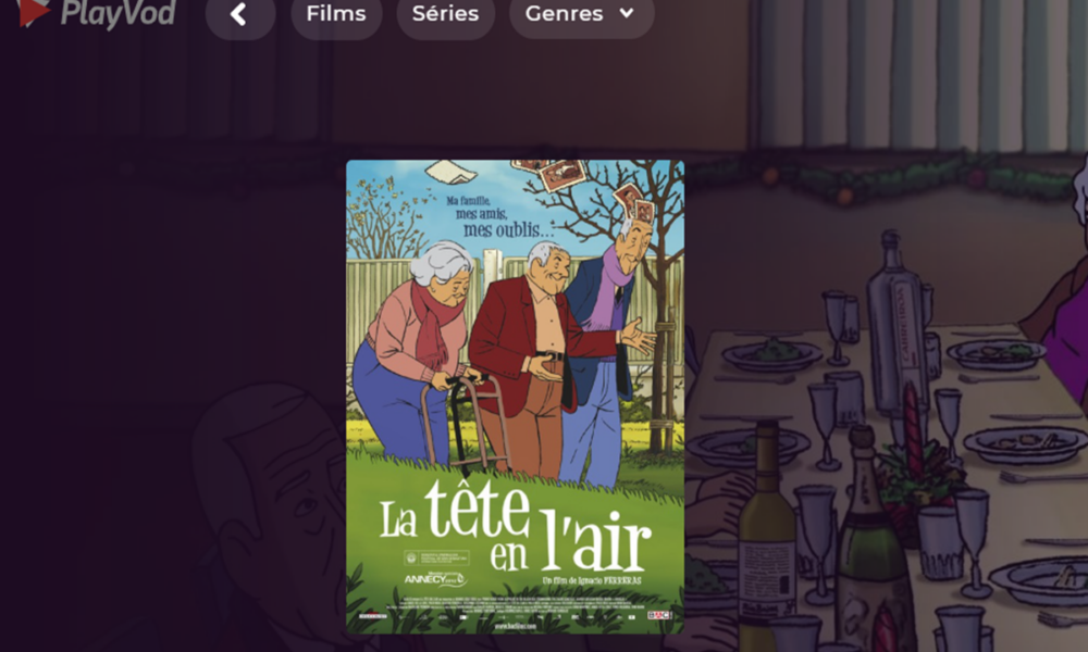 Le film La tête en l’air sur PlayVOD