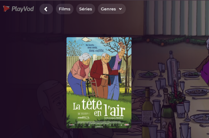 Le film La tête en l’air sur PlayVOD