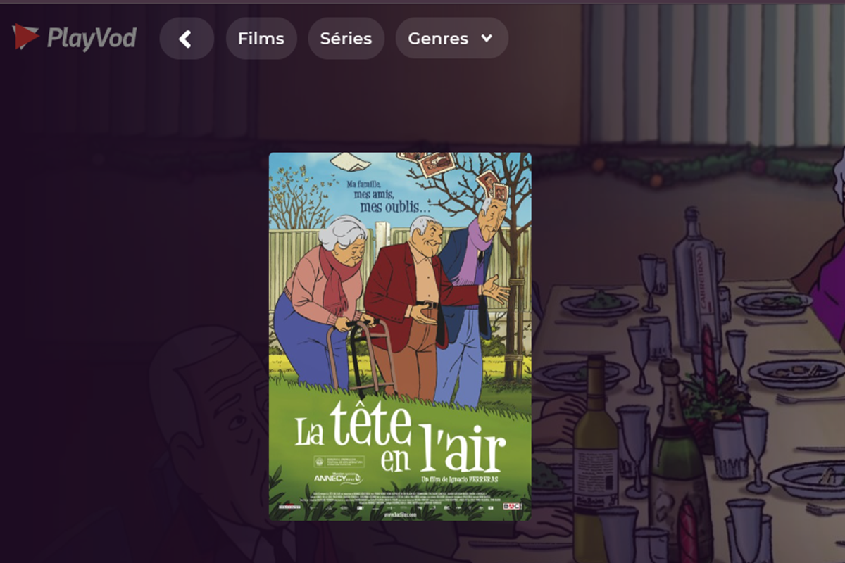 Le film La tête en l’air sur PlayVOD
