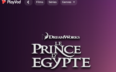 Le film Le Prince d’Égypte sur PlayVOD