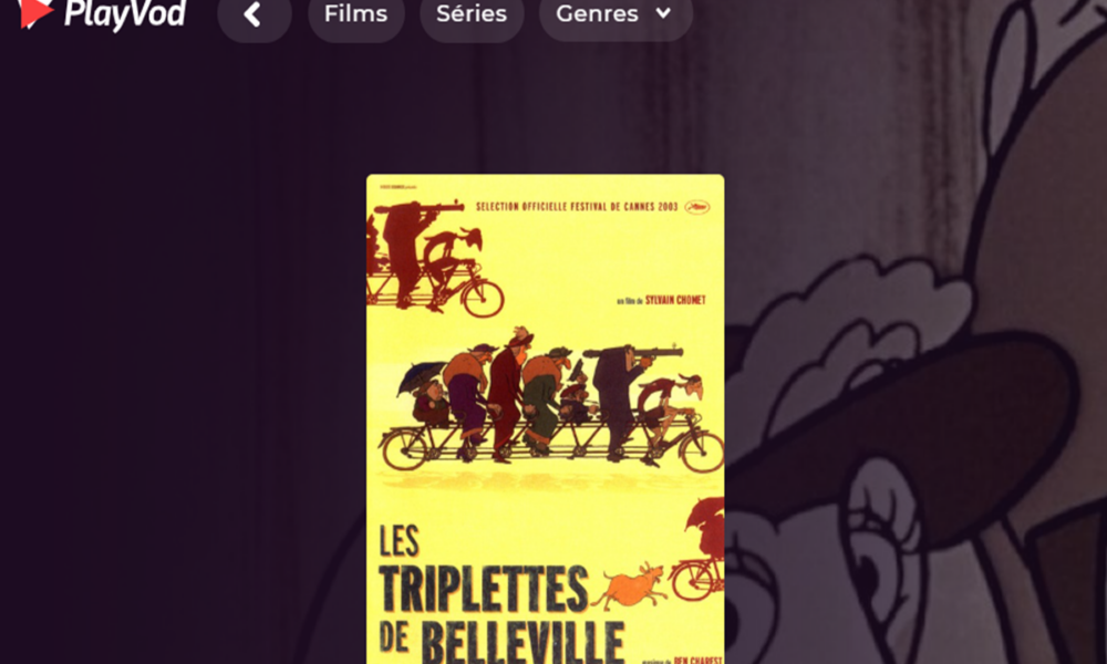 Le film Les Triplettes de Belleville sur PlayVOD