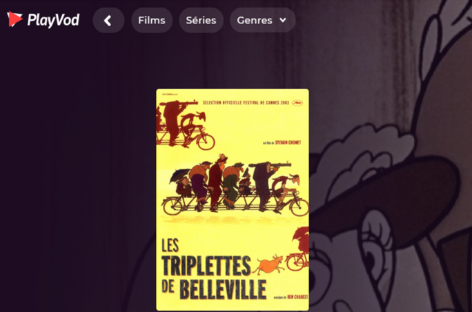 Le film Les Triplettes de Belleville sur PlayVOD